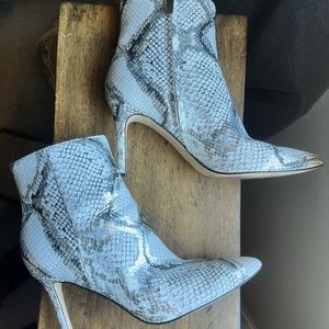Nine West | Snakeskin Heeled Bootie